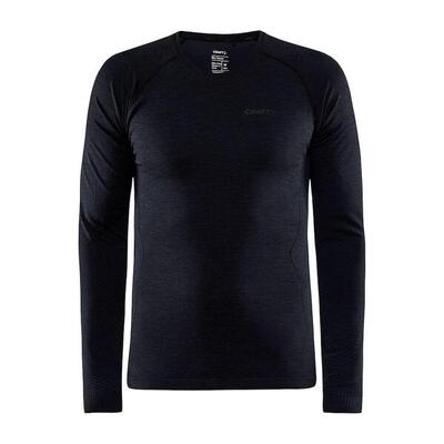 M core dry active comfort ls - no-index - b999000_black - heren - ski |