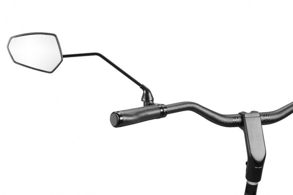 Ergotec Fahrradspiegel M 77LV Kunststoff/Stahl, Linksmontage, schwarz 3/3