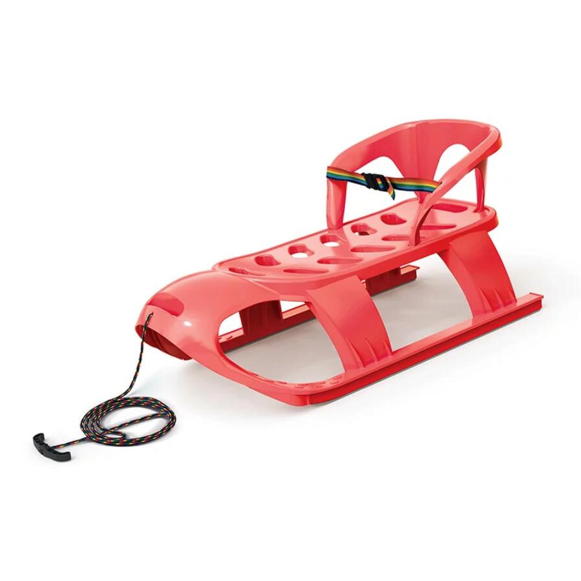 Sanki plastikowe z oparciem Prosperplast dla dzieci