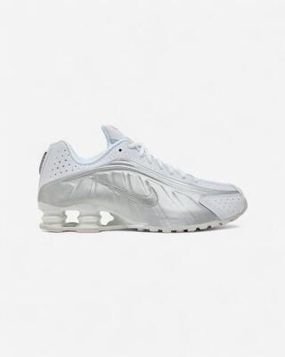 Nike Shox R4 White Metallic Silver (Women's)