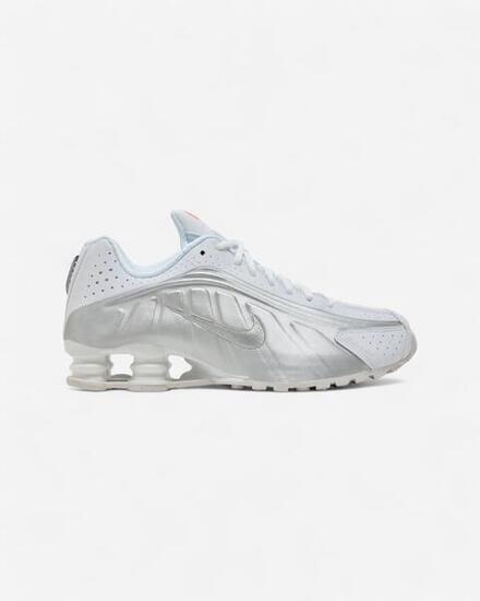 Nike Shox R4 White Metallic Silver (Women's)