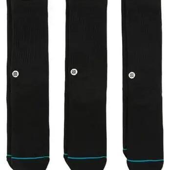 Socks (3 pairs) Stance Icon Crew Black