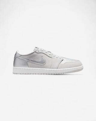 Jordan 1 low og metallic silver