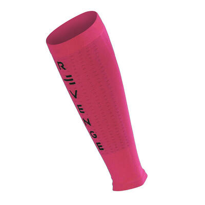 Polpaccere adulti compressione Kinesiotaping Running Calcio Pallacanestro fucsia
