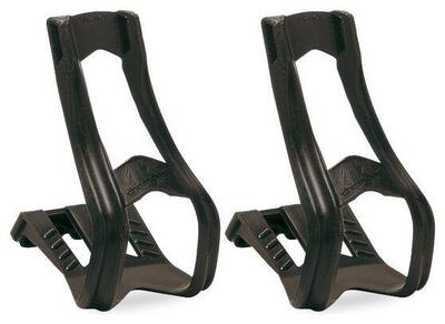 Zefal Toe-Clips 43 Nero - Toe clip in plastica per pedali piatti