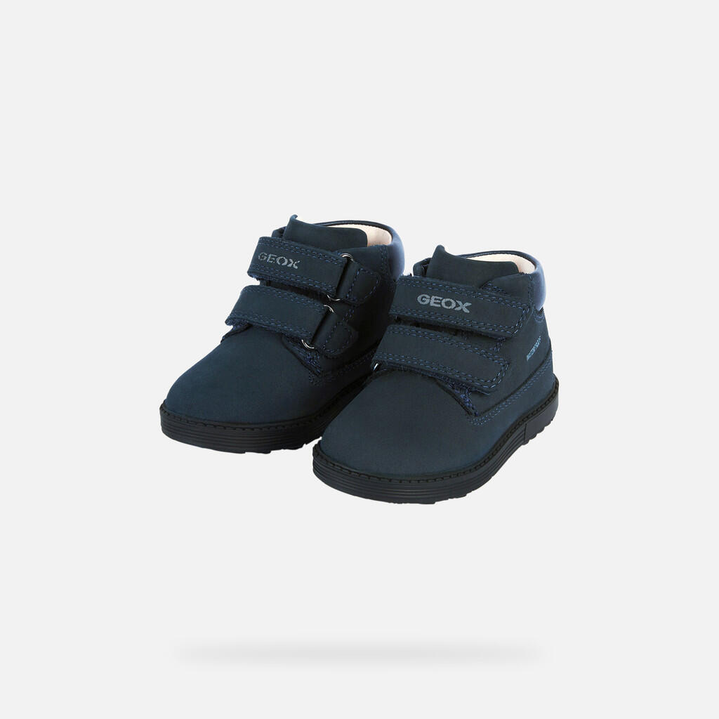 Bottines Bébé Garçon B HYNDE BOY WPF Bleu Marine 3/7