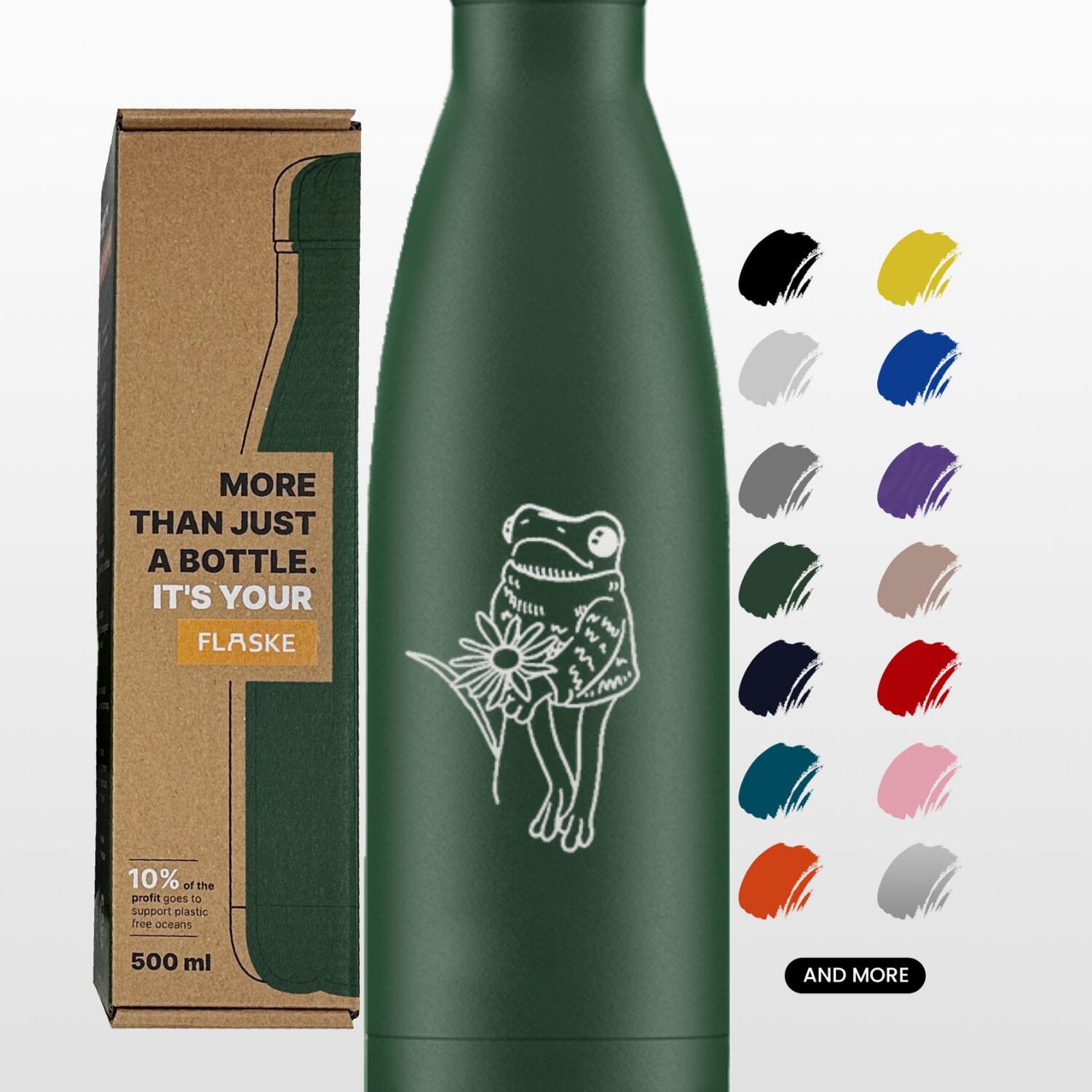 FLASKE Original 500ML / Flower Frog 2/6