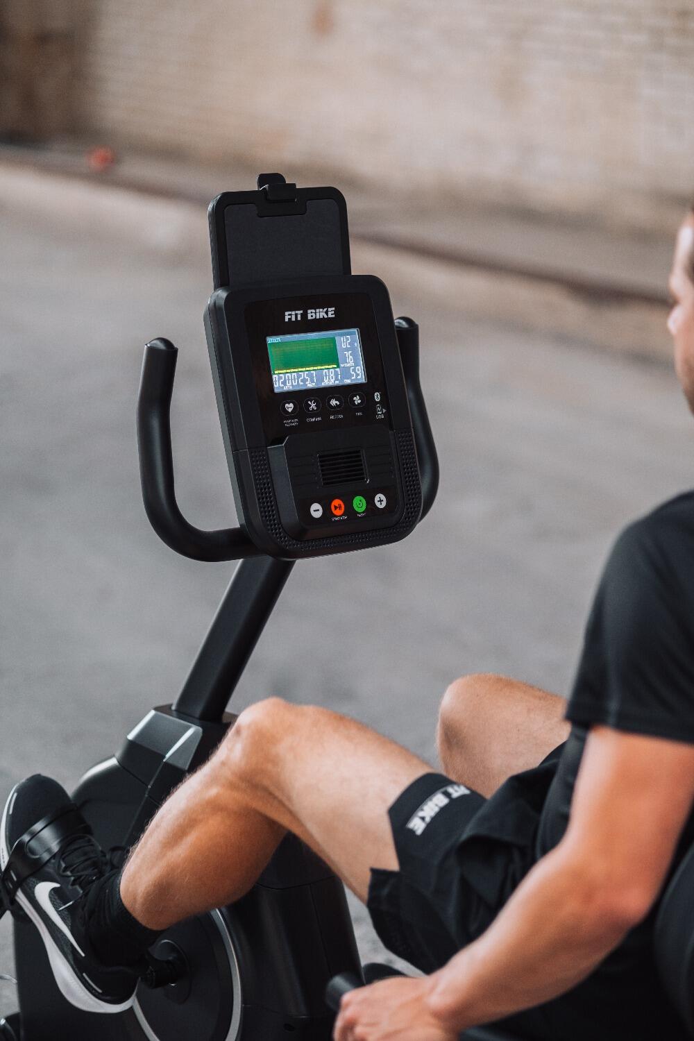 FitBike - Ride 400 iPlus - Hometrainer - Recumbent Bike - Bluetooth 7/7