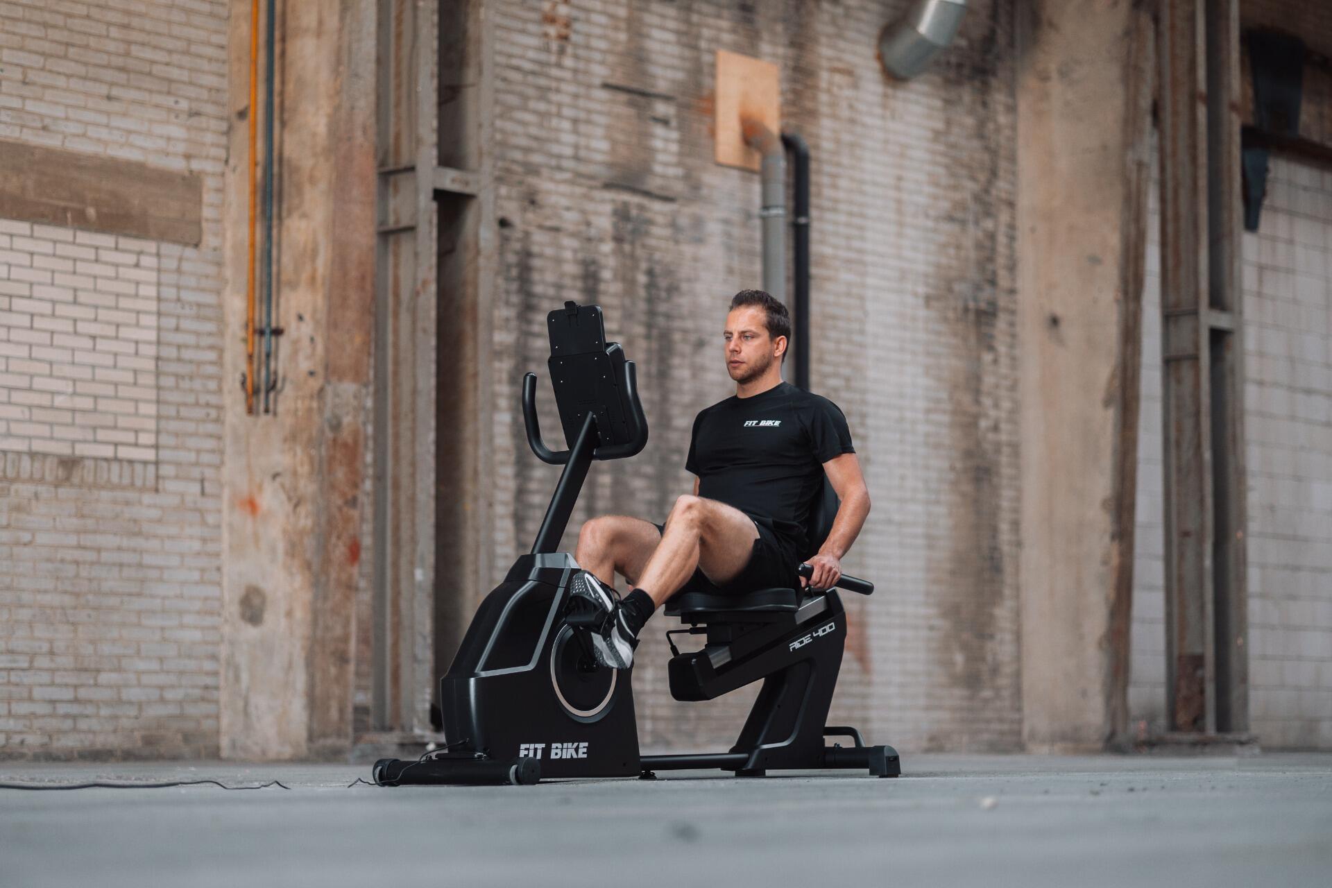 FitBike - Ride 400 iPlus - Hometrainer - Recumbent Bike - Bluetooth 4/7