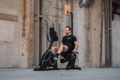 Fitbike - ride 400 iplus - hometrainer - recumbent bike - bluetooth