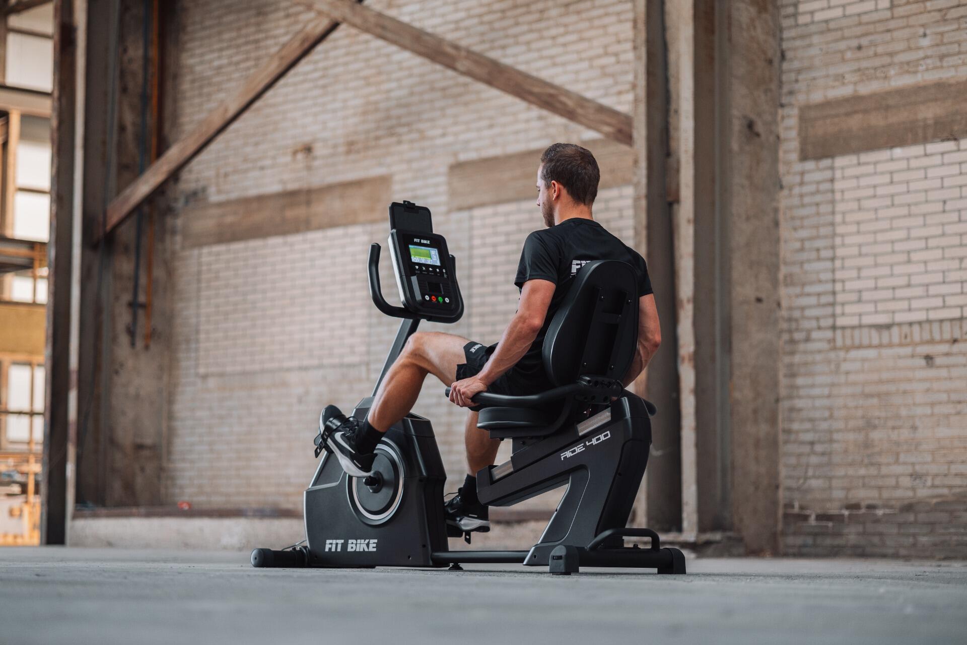 FitBike - Ride 400 iPlus - Hometrainer - Recumbent Bike - Bluetooth 6/7