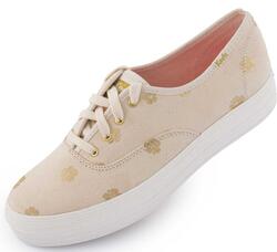 Keds WMS Triple Kick Hibiscus Natural — Baskets femme semelle haute