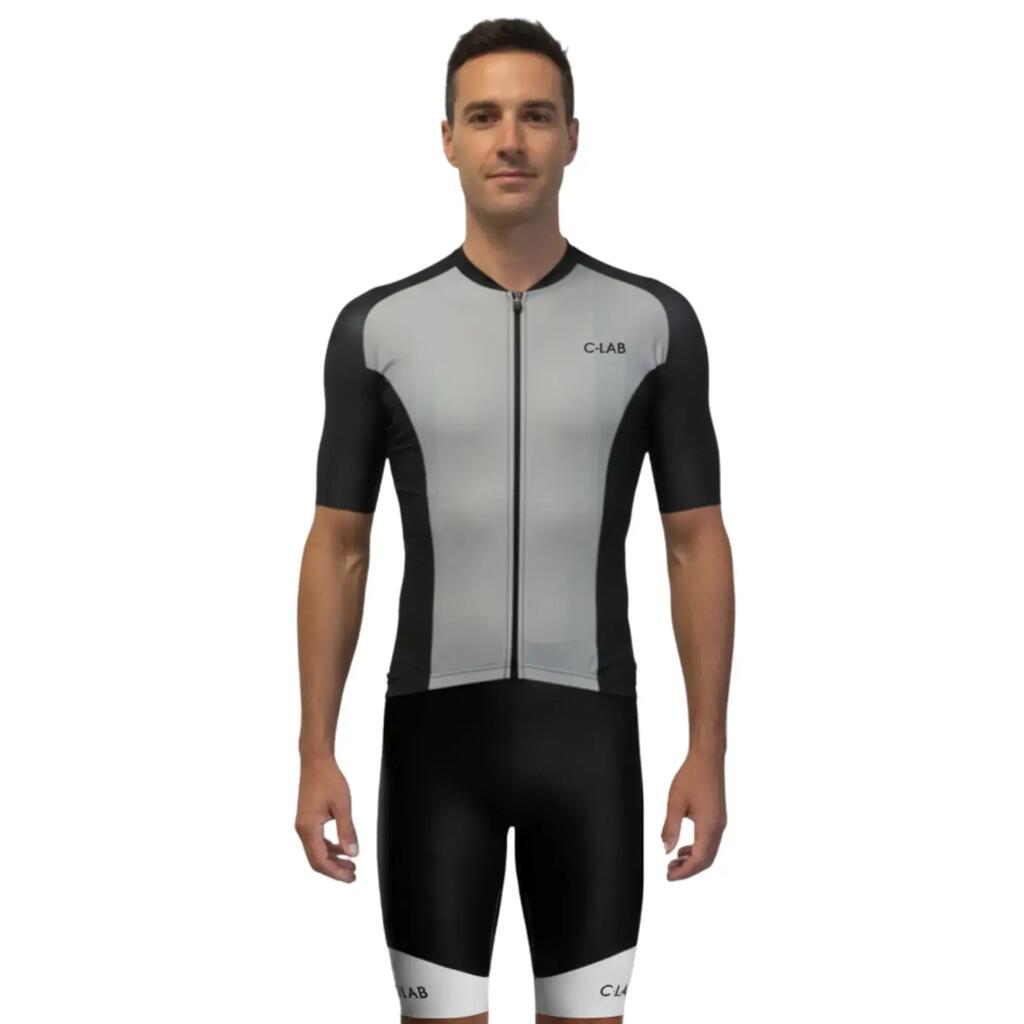 Long Distance Trisuit - Black/Grey