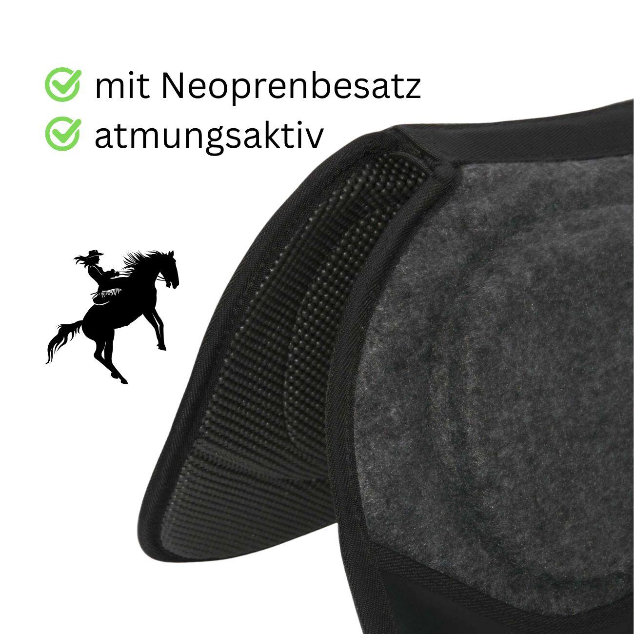 Western Filz Pad Anatomic mit Widerristausschnitt – Hochleistungspad 2/4