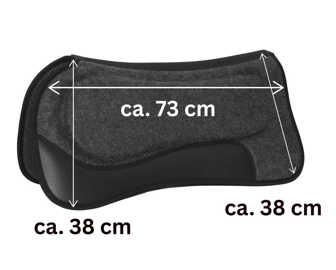 Western Filz Pad Anatomic mit Widerristausschnitt – Hochleistungspad 4/4