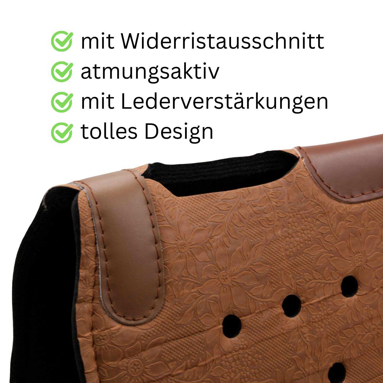 Western Pad Air Plus Filz und Luftlöcher Größe Full 32x32 2/4