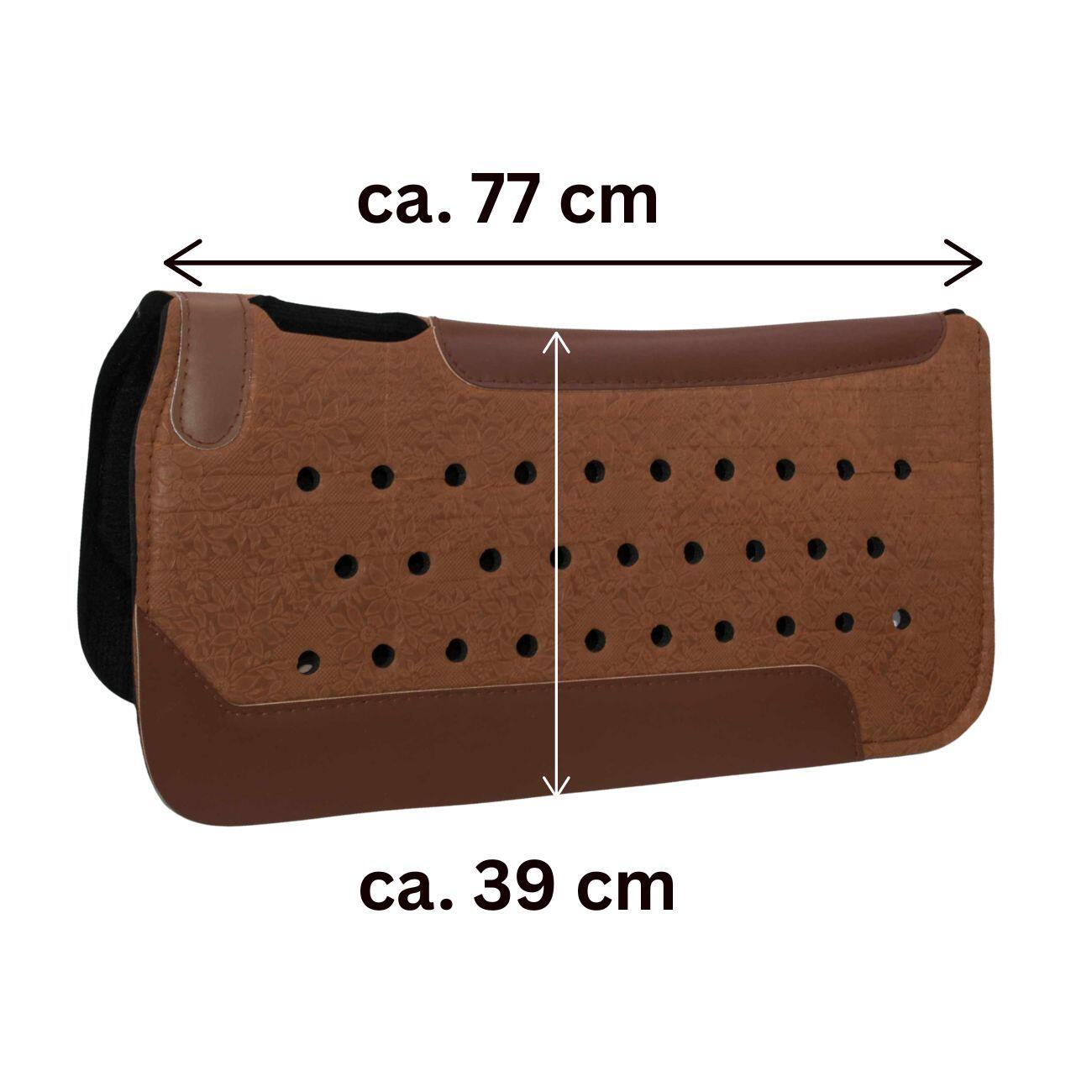 Western Pad Air Plus Filz und Luftlöcher Größe Full 32x32 4/4