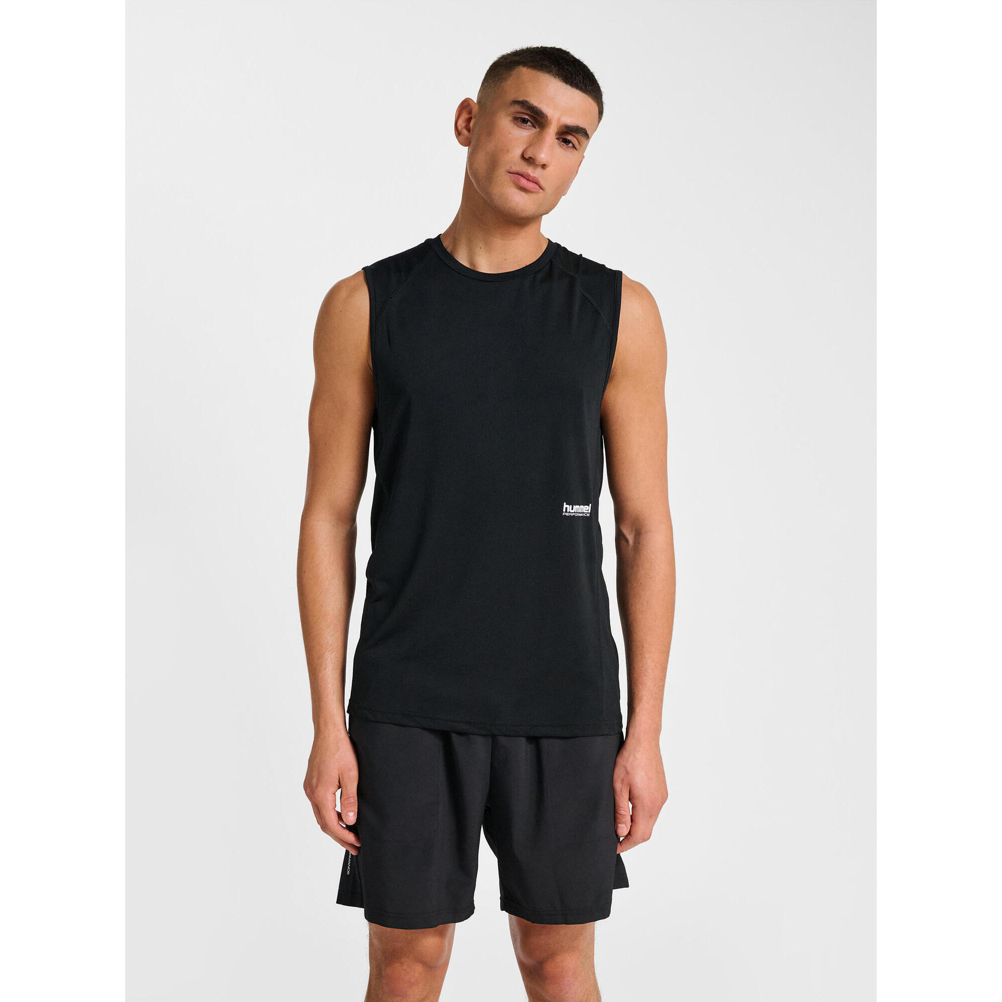 Hummel - Enfiler T-shirt Hmlpulse Homme Hummel - T-shirt Manches Courtes - Noir - S - Decathlon