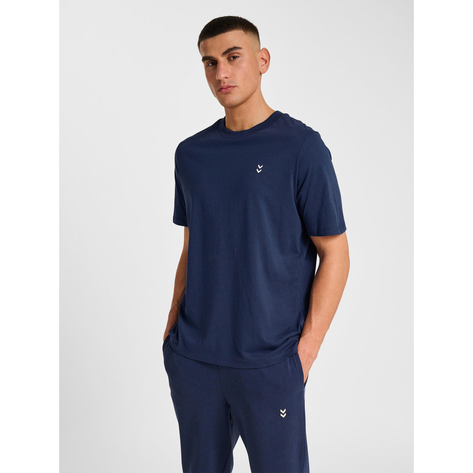 Hummel koszulka męska bawełniana logo haftowane hml Pulse T-shirt