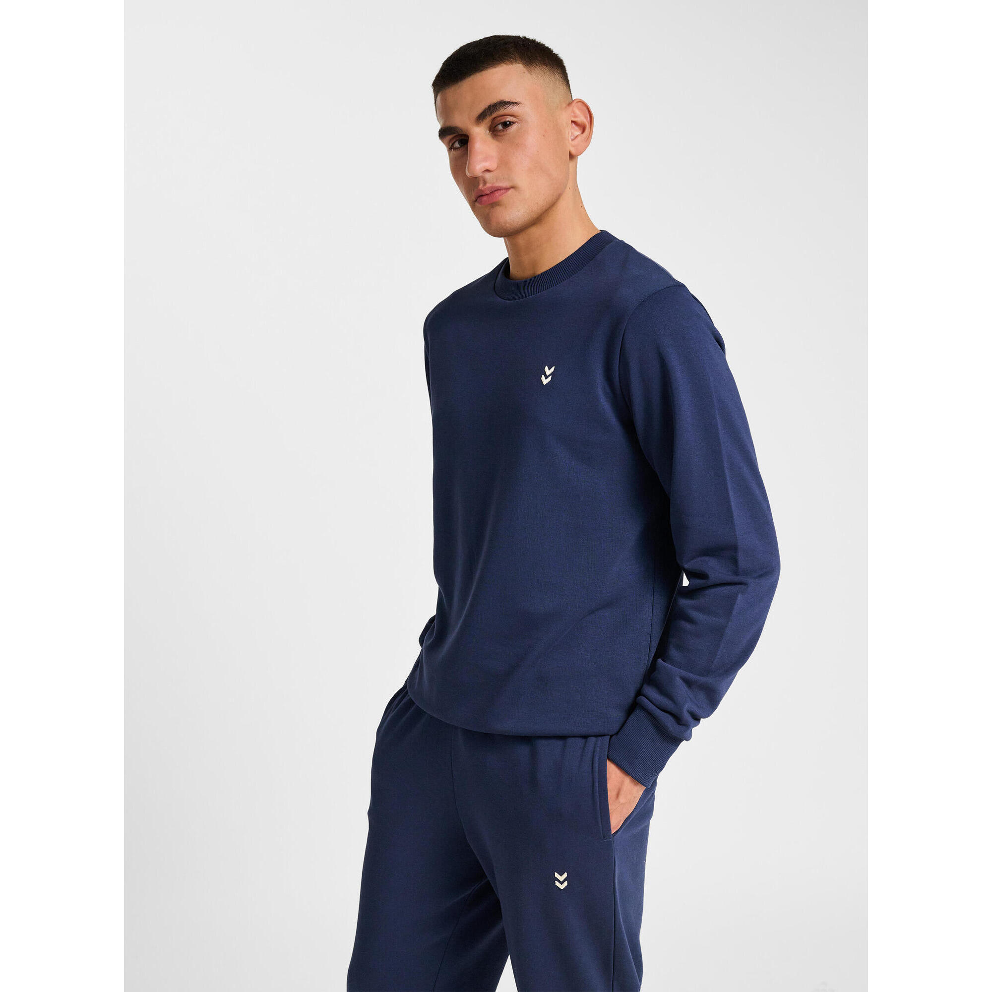 Hummel - Enfiler Sweat-shirt Hmlpulse Homme Hummel - Pull - Bleu|vert - 40 M - Decathlon