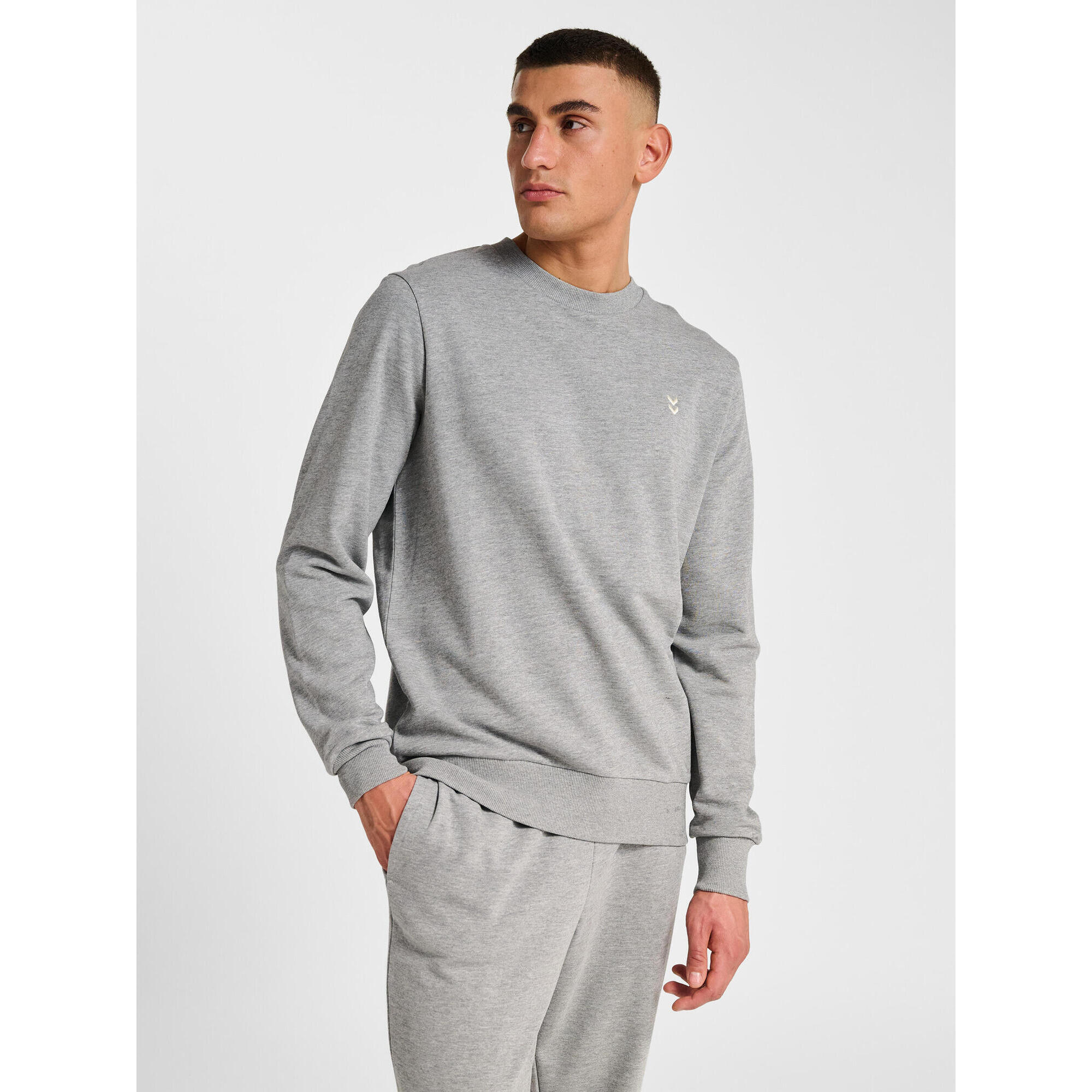 Hummel - Enfiler Sweat-shirt Hmlpulse Homme Hummel - Pull - Gris - 40 M - Decathlon