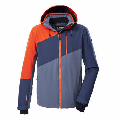 Killtec ksw 32 ski jas heren - blauw/oranje