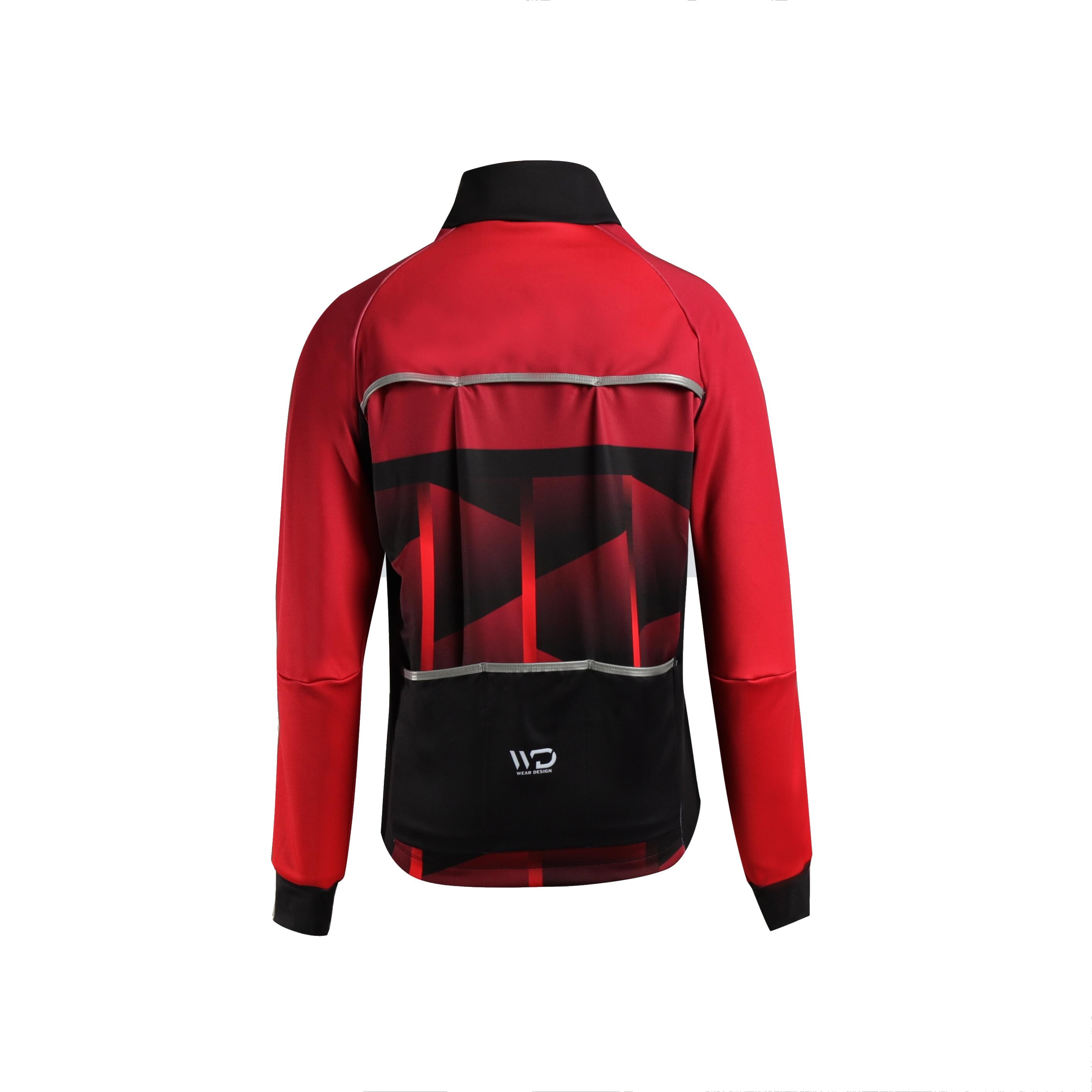 Veste de vélo CUB COLD noir/rouge 2/4