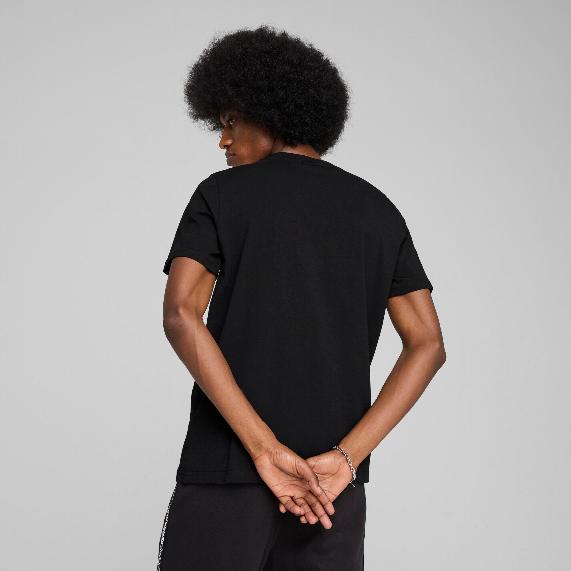 Maglietta Puma Ferrari Race Colored Big Shield Tee, Nero, Uomini 7/7