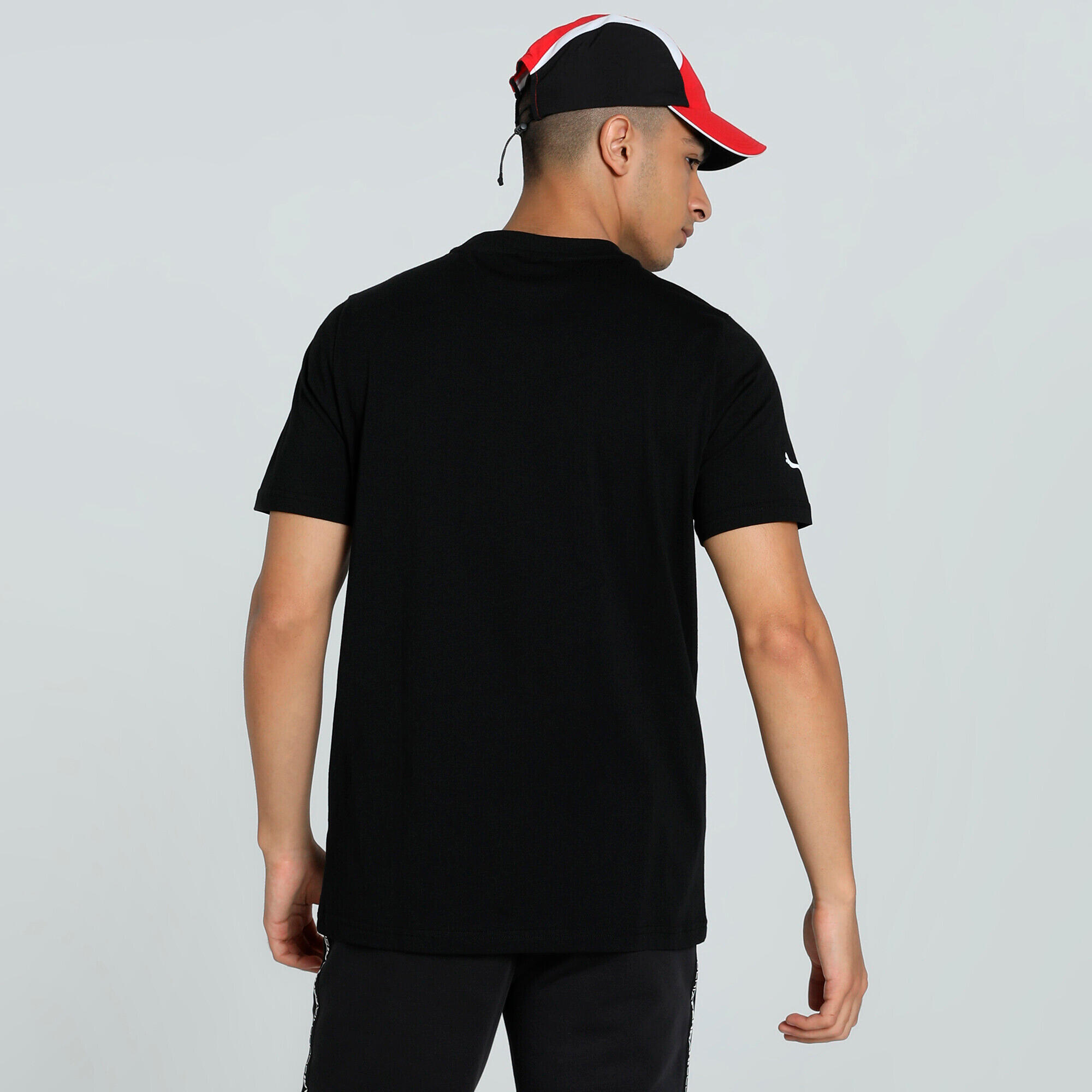 Maglietta Puma Ferrari Race Colored Big Shield Tee, Nero, Uomini 6/7