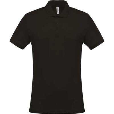 Polo met korte mouwen kariban piqué