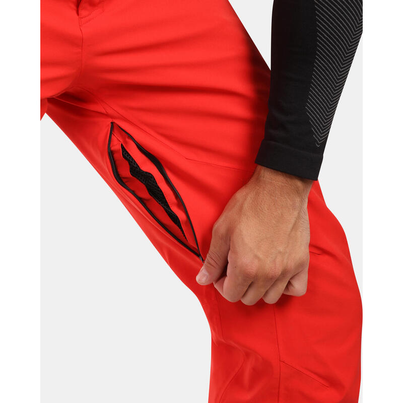 Pantaloni schi si snowboard KILPI Methone, Rosu, Barbati