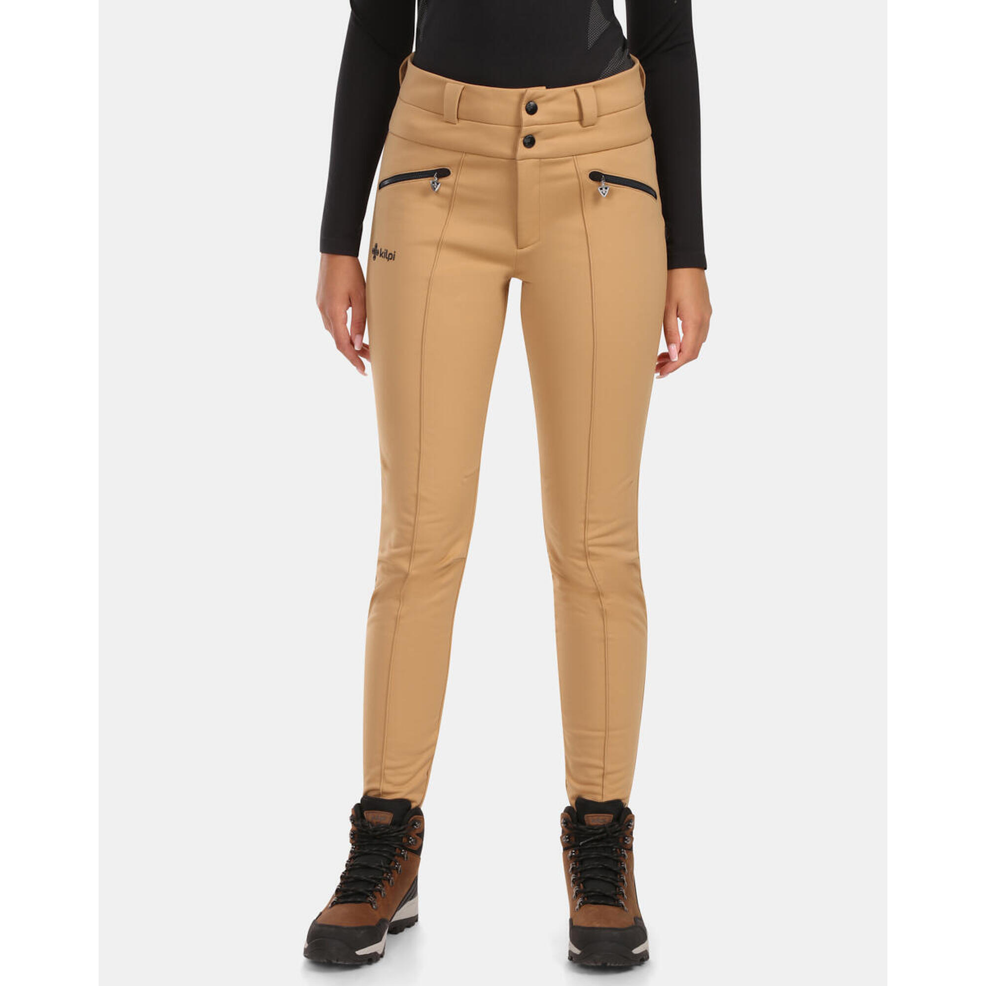 Kilpi - Pantalon Softshell Femme Kilpi Maura-w - Pantalons - Beige - Decathlon