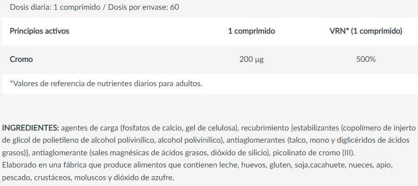 Pikolinian chromu – 60 tabletek Biotech USA