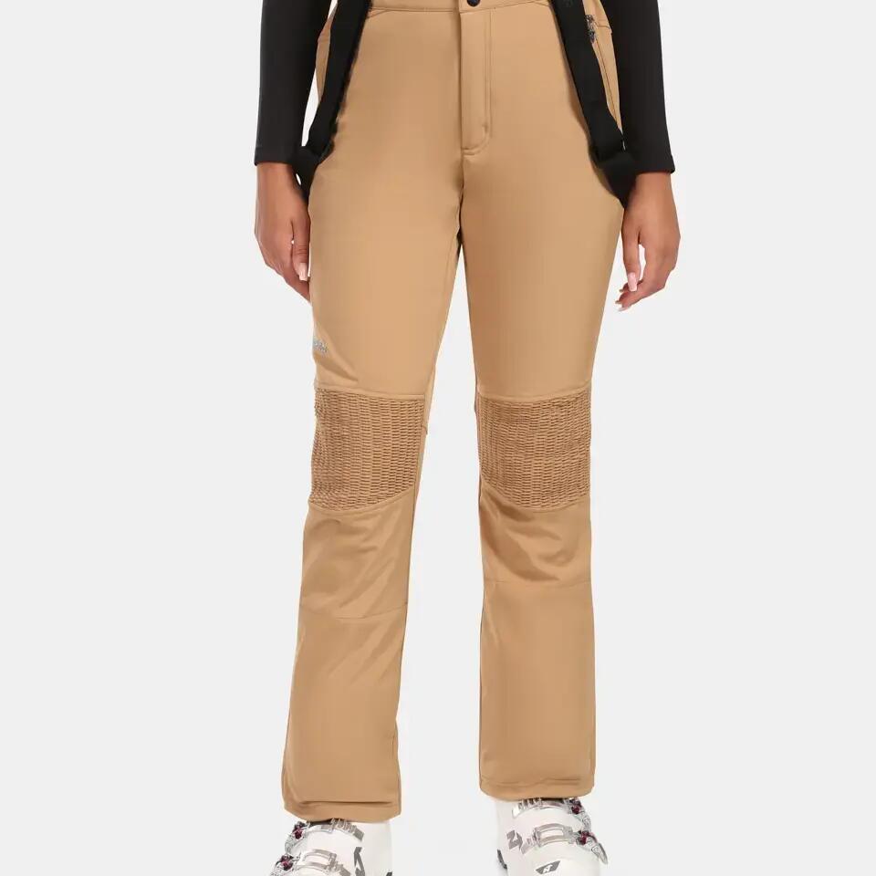 Kilpi Dione-W Women's Softshell Ski Pants Beige
