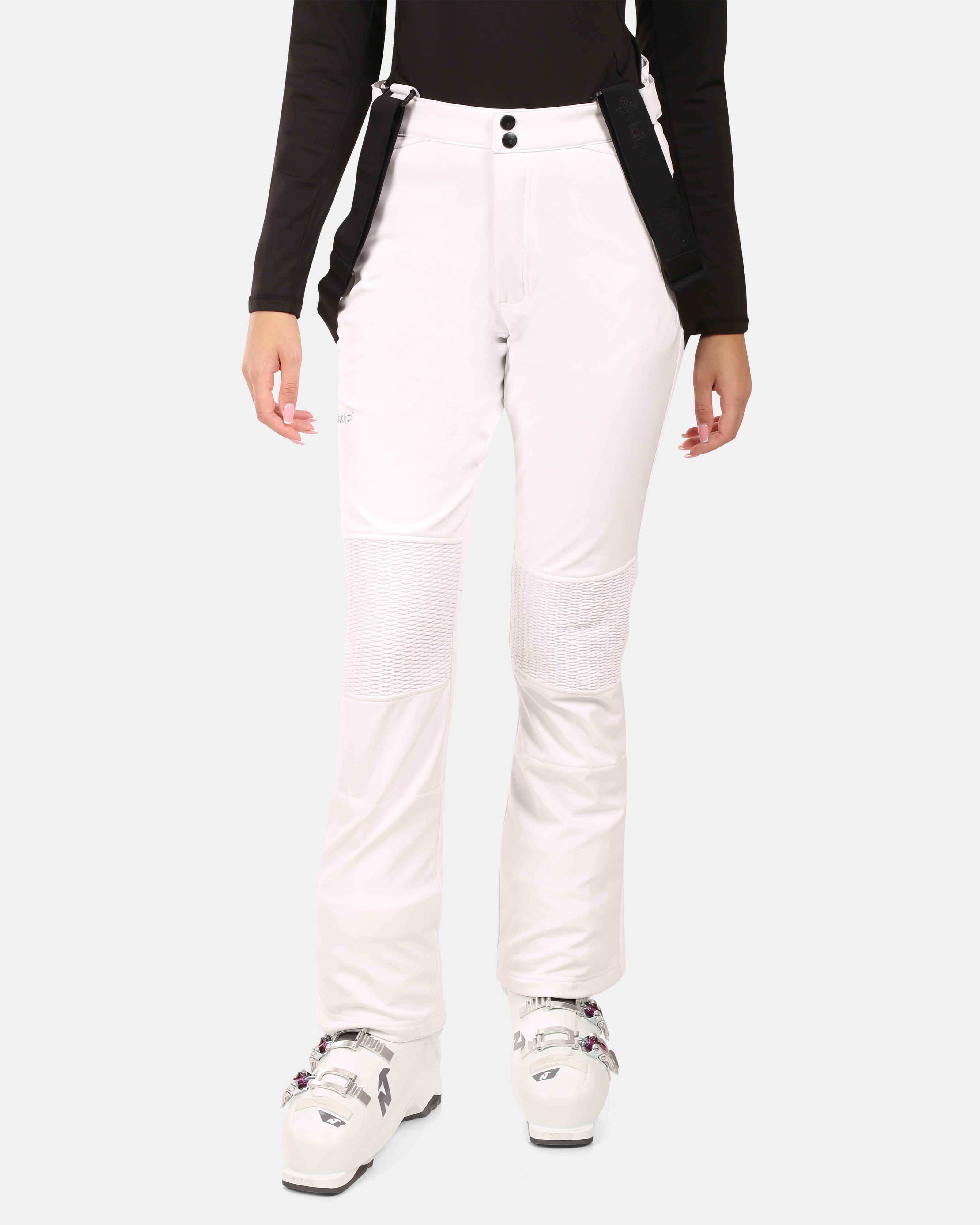 Pantaloni Softshell schi si snowboard KILPI Dione, Alb, Femei