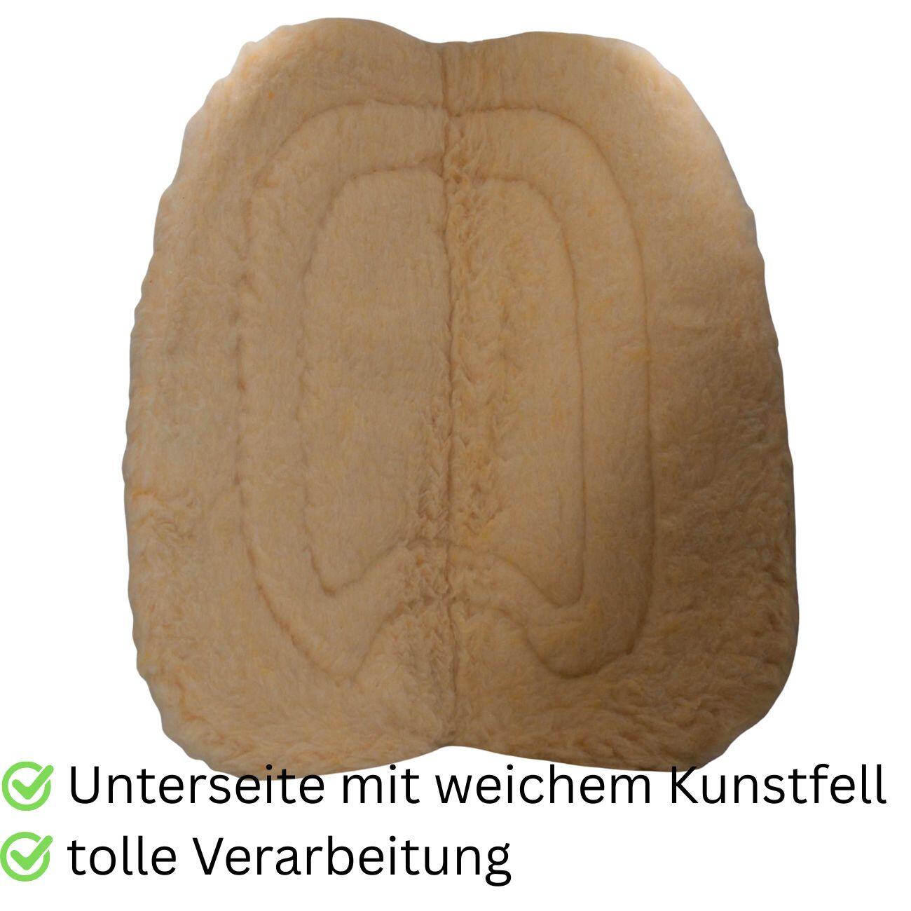Navajo Western Pad Lederbesatz 30x30 rund geschnitten 3/4