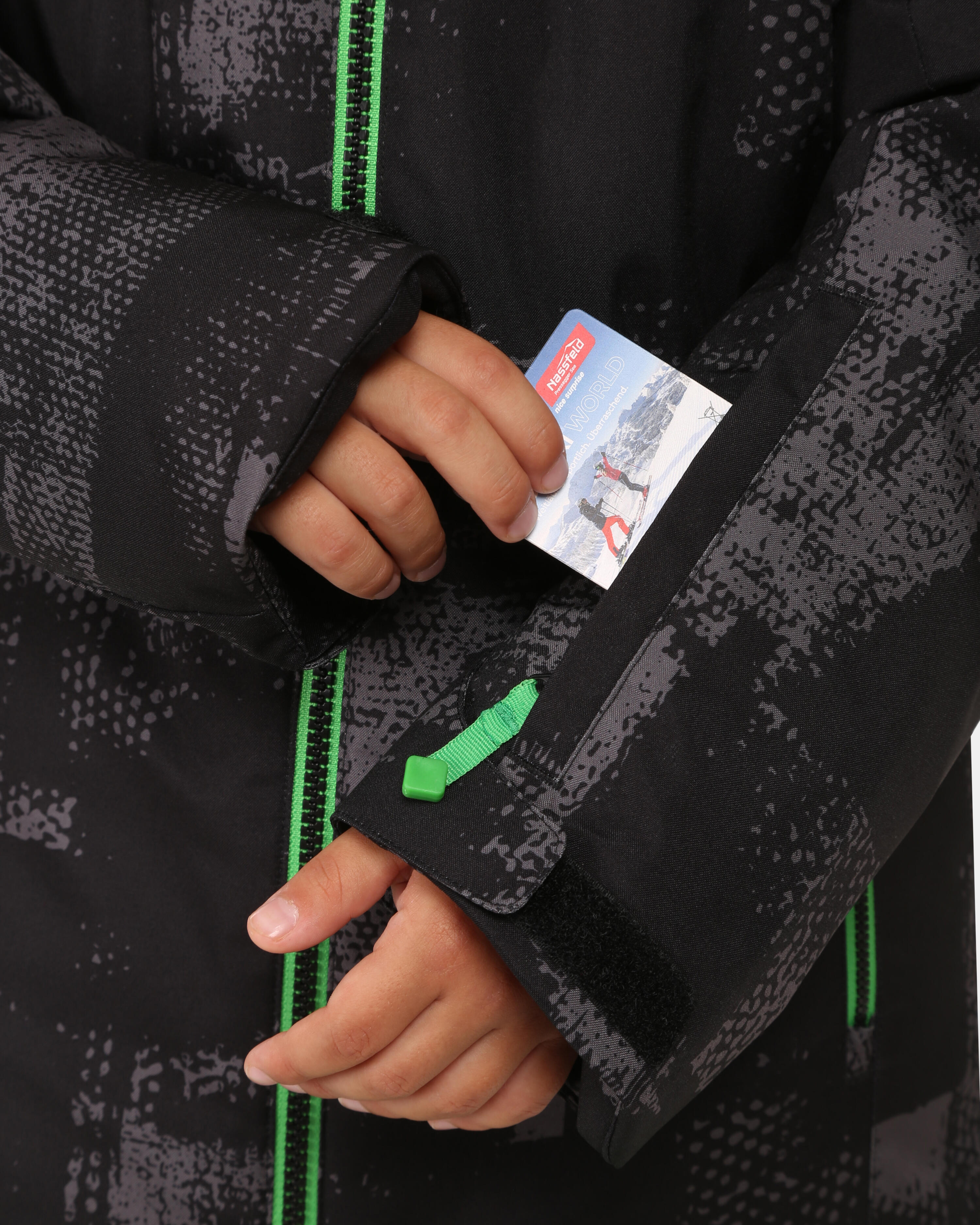 Veste de ski garçon Kilpi Ateni-JB noire 6/7