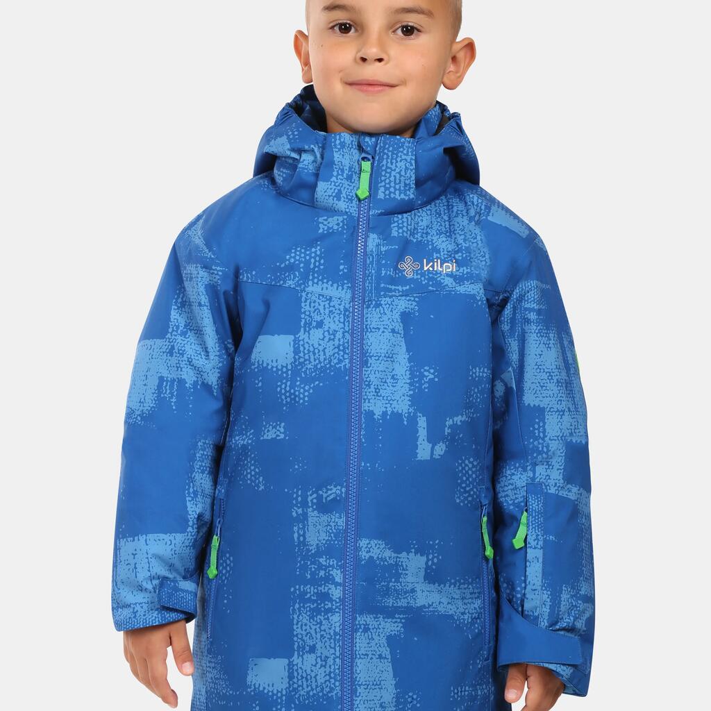 Kilpi Ateni-JB Boys' Ski Jacket — Waterproof 10,000mm, Removable Hood