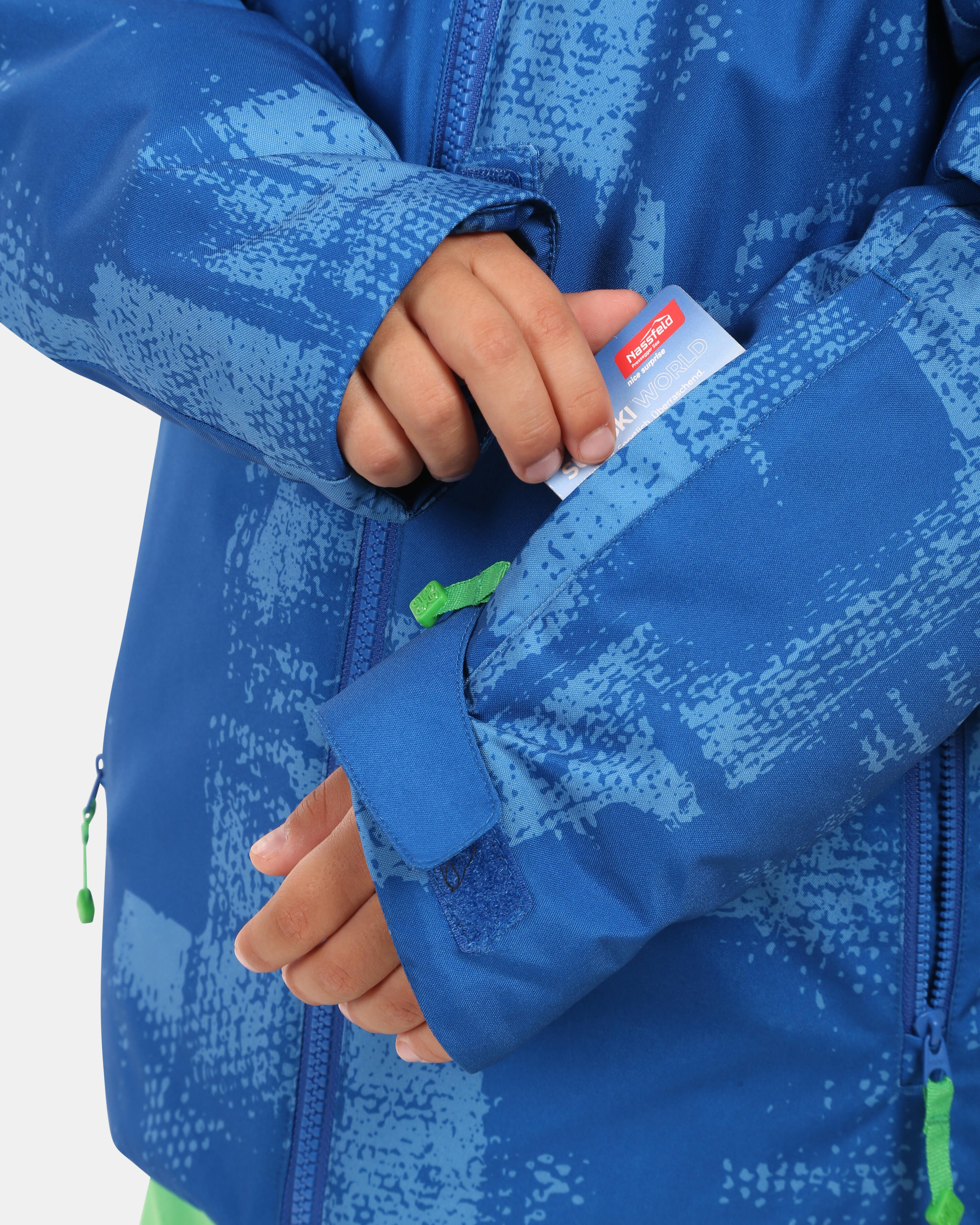 Kilpi Ateni-JB Jungen-Skijacke Blau 6/7