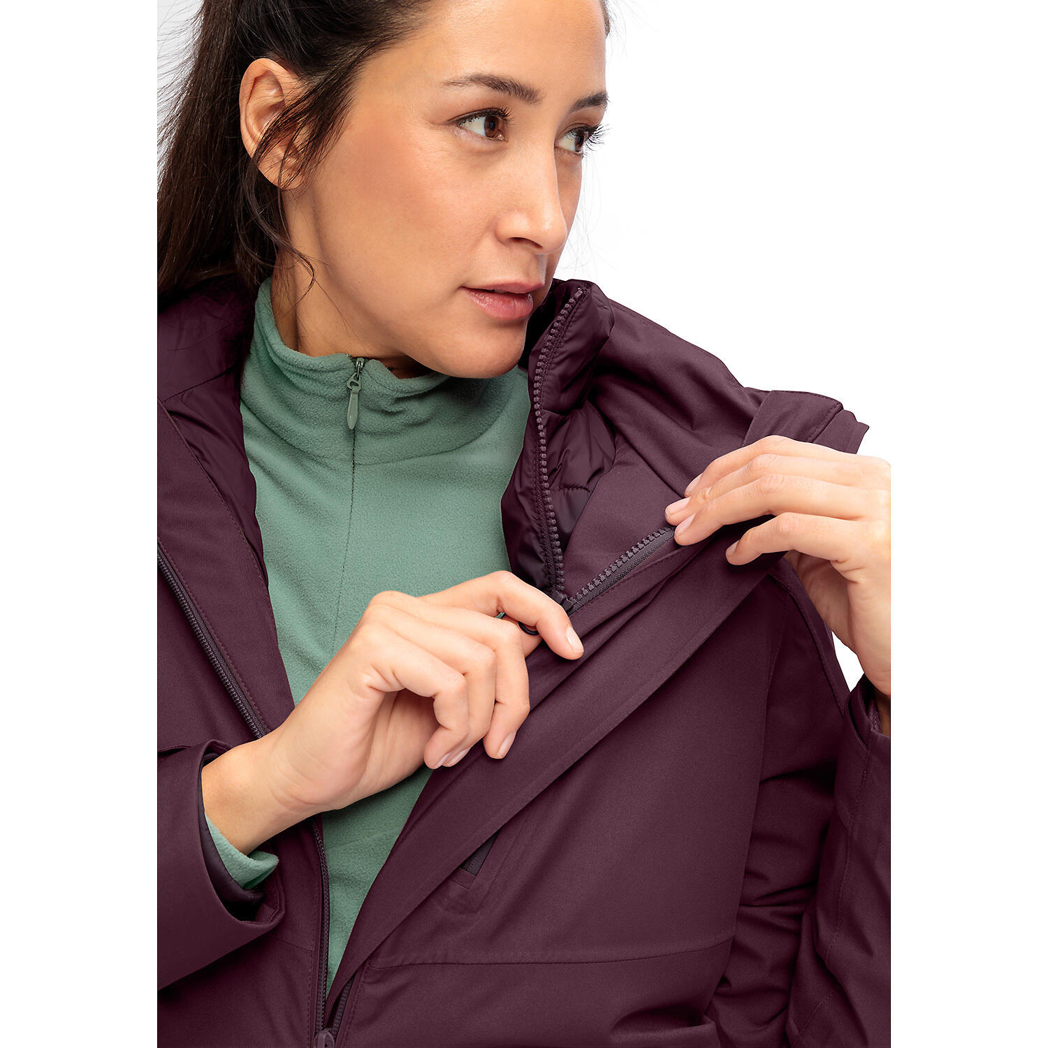 3-in-1 women's hooded jacket Maier Sports Lisbon 5/5