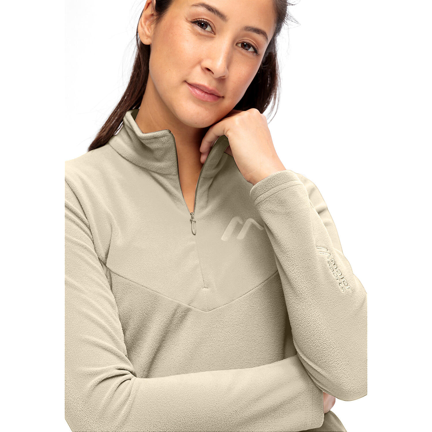 Pile mezzo zip donna Maier Sports Denise 3/3