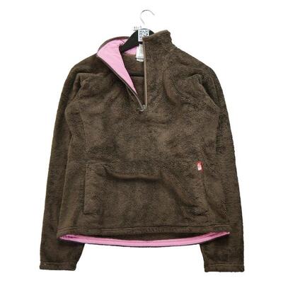 Second life - Damen TNF Braun Fleece Pullover - Wie neu