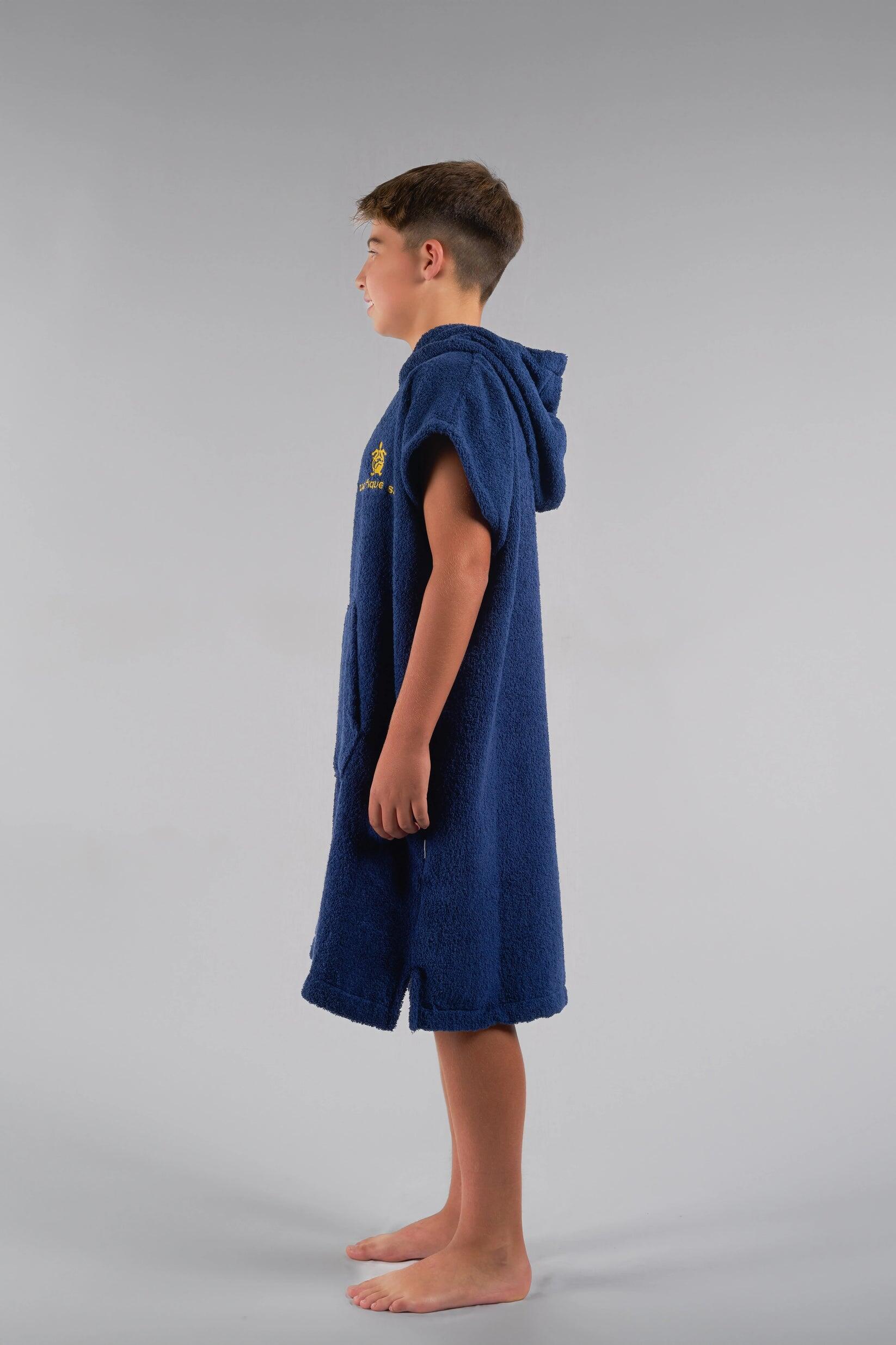 Poncho Surf Niños - Azul - Algodón - Sin Mangas 2/6