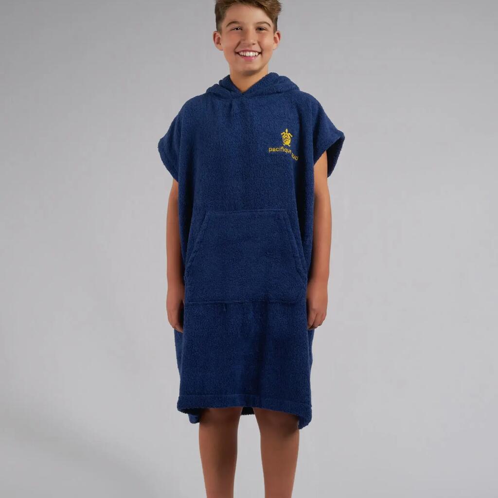 Surf Poncho Kids - Blue - Cotton - Sleeveless