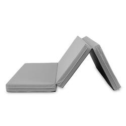 Tapis de gymnastique Jeflex pliable 150 x 100 x 8 cm, couleur gris/noir