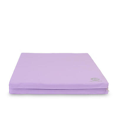 Turnmatte 100 x 70 x 8 cm Fitness rot/schwarz Weichbodenmatte Jeflex