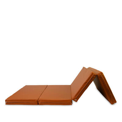 Turnmatte 200 x 100 x 8 cm rot/schwarz Weichbodenmatte klappbar Jeflex