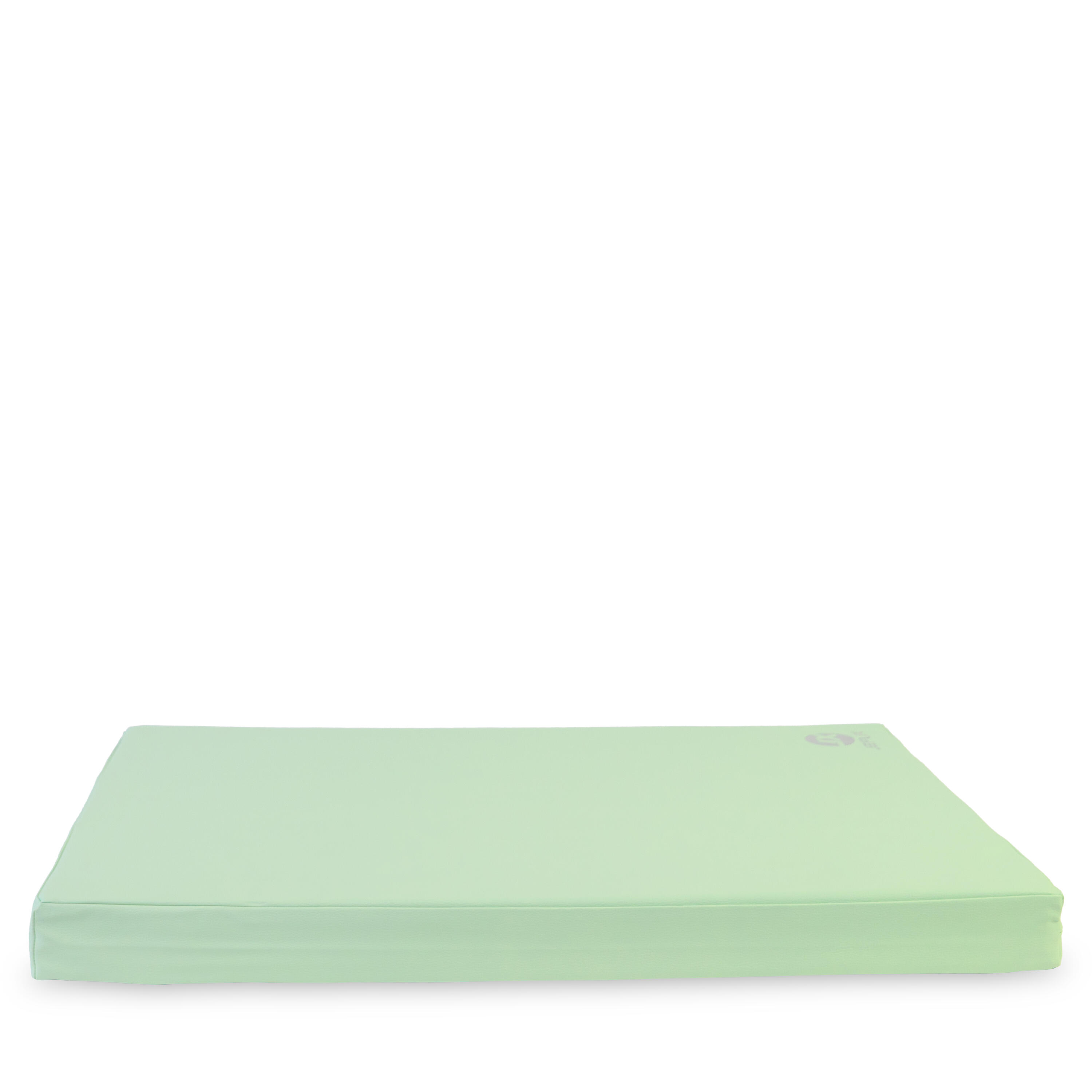 Tapete desportivo 100 x 70 x 8 cm Fitness verde/cinza, tapete de espuma Jeflex 2/6