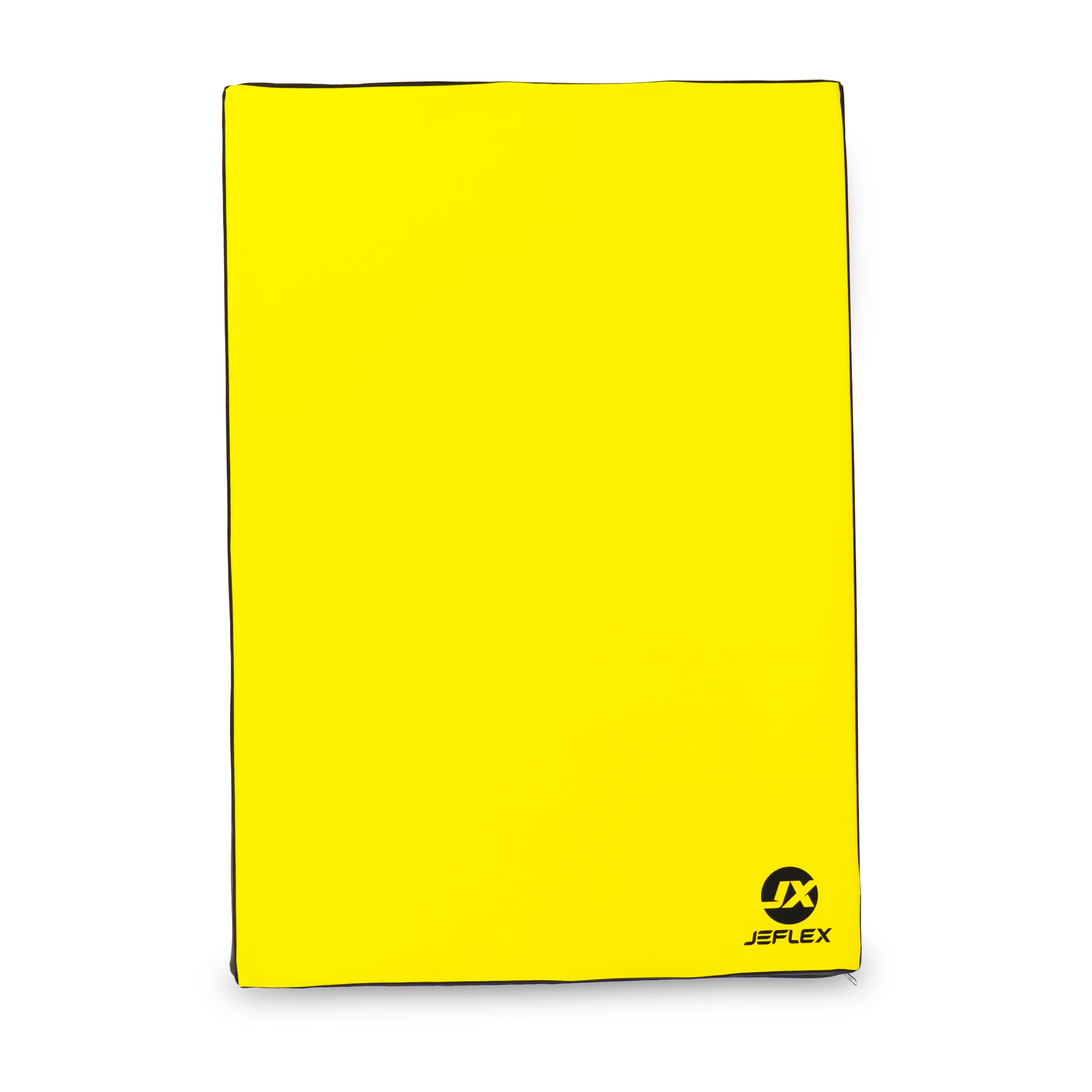 Tapete esportivo 100 x 70 x 8 cm Fitness amarelo/preto, tapete de espuma Jeflex 2/7