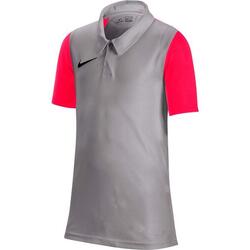 T-shirt Nike Trophy IV pour Enfants en Gris Étain et Rouge Vif XL
